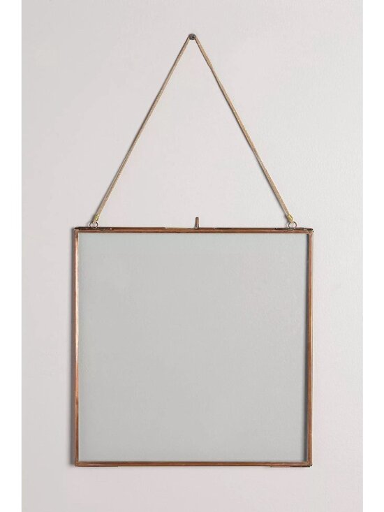 Anthropologie Other - Anthropologie Viteri Hanging Ribbon Frame Square 10x10 Brass Single Gallery Wall